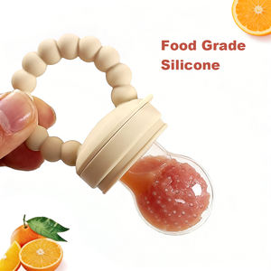 Dispositif de mastication pour bébé en silicone de qualité alimentaire, matériau résistant à la chaleur, nourrisseur de légumes et de fruits pour nouveau-né - Product Image 5