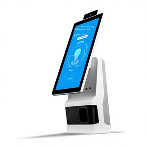 <span class=keywords><strong>Caisse</strong></span> <span class=keywords><strong>enregistreuse</strong></span> tactile double écran Junrong Z822 blanche/noire pour supermarché et restauration, avec scanner et imprimante intégrés, terminal de paiement intelligent tout-en-un en libre-service - Product Image 1