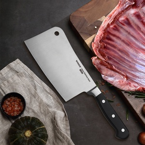 Manufacturer 16.5cm High Carbon Steel Pro Kitchen Cleaver Knife <strong>Hackmesser</strong> Cuchillo De Cuchilla - Product Image 1