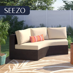 Set Divano Sezionale da Esterno in <span class=keywords><strong>Rattan</strong></span> PE con Cuscini Impermeabili per Giardino <span class=keywords><strong>e</strong></span> Patio - Collezione 2026 Hot Sale - Product Image 2