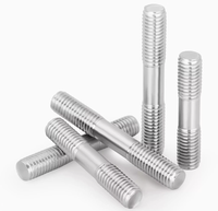 Wholesale M8 Fine Thread Fully Threaded Steel Zinc Plated 12mm Length Right Hand Thread Automobile General Fasteners Studs