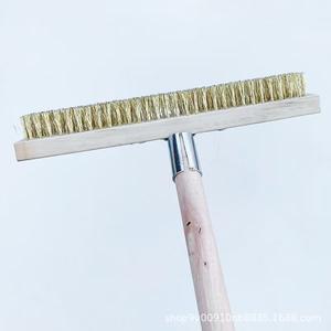 Sikat gosok baja tahan karat kelas berat dengan pegangan yang diperkuat untuk pemeliharaan lantai Industri - Product Image 1