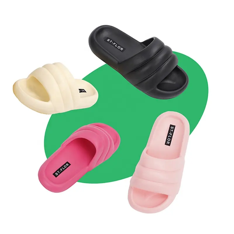Wholesale Fashion EVA Bubble Slippers Men Slides Light Comfortable Home Slippers Bedroom Unisex Footwear Women Bubble Sandals