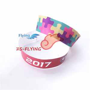 <span class=keywords><strong>2023</strong></span> bracelets en papier jetables imprimés bon marché pour une utilisation unique, événements de fête - Product Image 3