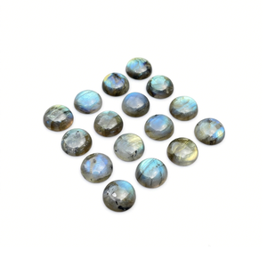 ลาบราโดไรต์สีเทาธรรมชาติคุณภาพสูง ขนาด 16 มม. ทรงกลมเจียระไนแบบคาโบชอง สำหรับทำเครื่องประดับ พร้อมเอฟเฟกต์เปลี่ยนสี - Product Image 3