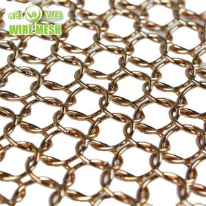 טבעת צ 'יינימייל טבעת רשת וילונות רשת מתכת עבור דקורטיביים - Product Image 3