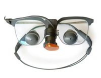 2.5X 3.5X Ttl Dental Loupes with Adjustable Interpupillary Distance Ultra Lightweight Frame Through The Lens Magnifier