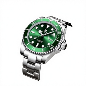 Montre mécanique étanche de qualité supérieure 41 mm <span class=keywords><strong>VS</strong></span> Factory Acier 904L Mouvement ETA 3235 Montre de plongée <span class=keywords><strong>Hulk</strong></span> en céramique verte - Product Image 1