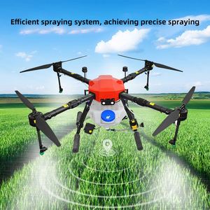 Dron Agrícola T10 Totalmente Automático de Cuatro Ejes para Pulverización de Fertilizantes, con Control Remoto, Material Plástico, para Cuidado de Plantas - Product Image 3