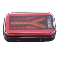 Kit de feux arrière de remorque sans fil à Led magnétique Rechargeable pour feux de plaque d'immatriculation clignotants de frein Parking pour remorquage de caravanes