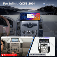Cadre d'autoradio populaire pour Infiniti QX56 2004, lecteur multimédia de voiture à grand écran de 12,3 pouces, Android DSP GPS stéréo