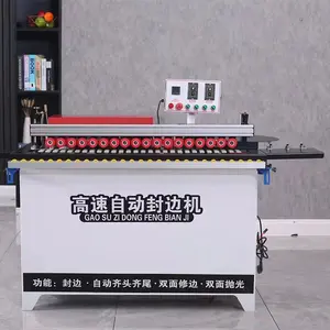 Hoge Kwaliteit Zds802 Multifunctionele Board Draagbare Automatische Pvc Meubelen Houtbewerking Rand Banding Machine