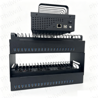 Système Philwill Phone Farm pour 1000 téléphones Android, boîtier HUB Ethernet OTG USB 3.0 à 20 ports, contrôle par lots de téléphones mobiles, 64 Mo de ROM