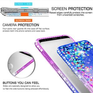 Qianleyi — housse scintillante pour <span class=keywords><strong>samsung</strong></span> <span class=keywords><strong>S9</strong></span> <span class=keywords><strong>plus</strong></span>, lot de 2, pochettes pour téléphone portable et housse arrière avec verre trempé - Product Image 5