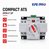 Commutateur de transfert automatique double alimentation 63A ATS 2P AC 220V EPEPRO pour générateur domestique et alimentation de secours