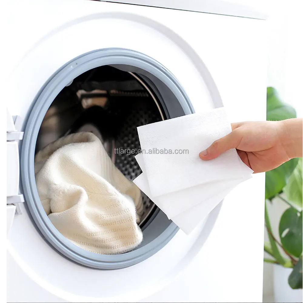 Meilleure vente de détergent à lessive écologique largement utilisé, feuilles à linge dissolvant, détergent à lessive écologique