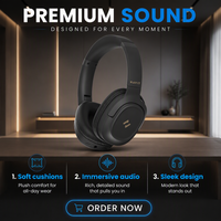 Auriculares Havit H620BT PRO ANC OEM con cancelación activa de ruido, auriculares inalámbricos BT, auriculares ANC TWS con diadema.
