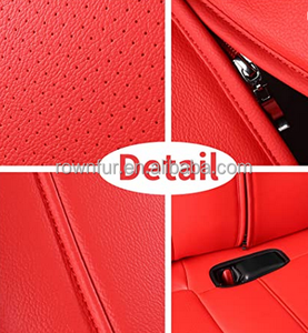 Protecteur de housses de siège de voiture en cuir Nappa d'<span class=keywords><strong>origine</strong></span> Design sportif <span class=keywords><strong>Logo</strong></span> personnalisé pour <span class=keywords><strong>Tesla</strong></span> Model Y 3 2017-2023 Coussin de siège - Product Image 2