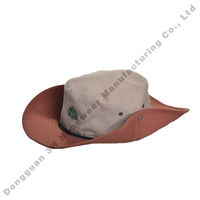 Vente en gros de casquettes seau en corde pliante imperméables pour hommes chapeaux seau avec ficelle et logo de broderie personnalisés