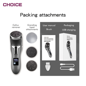 USB נטענת רגל Scrubber קשה עור מת רגל קובץ מכונת גילוח מקצועי ואקום חשמלי יבלת <span class=keywords><strong>Remover</strong></span> עבור רגליים - Product Image 6