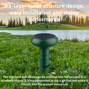 Repellente per Topi ad Ultrasuoni Attivato dall'Acqua con Sensore PIR a Infrarossi e Luce LED Stroboscopica per Casa, Giardino e Orto - Disponibile - Product Image 5