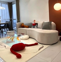 Table d'appoint colorée en acrylique table basse arc-en-ciel