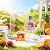 Zoete Wensfles Mini Licht Mystery Blind Box Schattig Dierenfiguurtje Binnenin Kleurrijk Fruitthema Lamp Ornament Decoratie