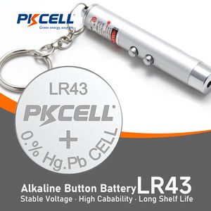 Pkcell קיבולת גבוהה 1.5v <span class=keywords><strong>ag12</strong></span> lr20 lr20 <span class=keywords><strong>lr43</strong></span> 186 386 לחצן תא כף אלקליין עבור שעון אלקטרוניקה - Product Image 4