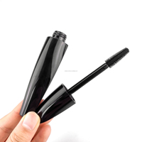 Tube de mascara noir, couleur qui ne coule pas facilement, longue tenue, imperméable, composition chimique, tête de brosse fine, personnalisation privée
