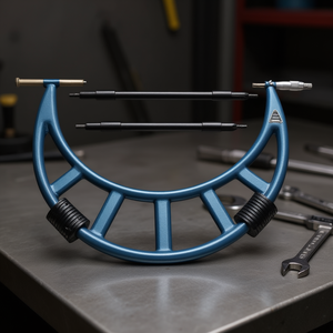 Take Micrometer With Interchangeable Rods Precision Measurement Tool For <b>Reamers</b> - Product Image 3