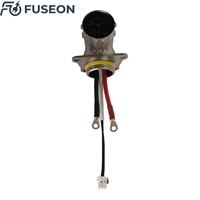 Panel Rakitan Konektor Tegangan Tinggi EV OEM Warna Oranye dengan Flens, Seal O-Ring, Terminal Internal Tembaga, Pabrik OEM ODM