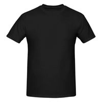 100% coton 180gsm à la demande DTF impression transfert de chaleur unisexe-coupe régulière haute qualité tenue décontracté solide POD conception vierge T-Shirts
