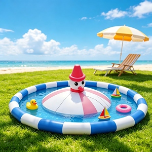 Piscina Gonfiabile Gigante Personalizzata con Tetto per Parchi Acquatici Commerciali all'Aperto - Product Image 3