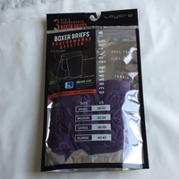 Individuell Bedruckter Kunststoff-Kleiderbügel-Haken Hosen-Unterwäsche-Verpackung Ziplock-Standbeutel Reißverschluss Laminierter Polybeutel Recycelbar