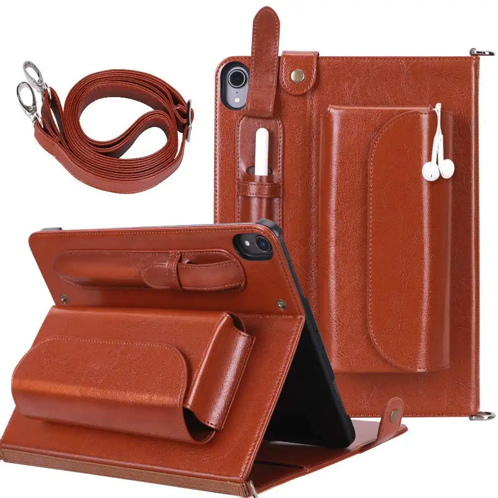 Genuine Leather Case for Apple iPad Pro Brand New Ipad Cover case with Card Holder