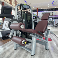 Machine de musculation en acier commercial à double fonction, machine à curl des jambes et à extension des jambes avec poids intégrés, 219 kg