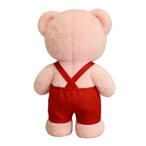 2026 Fashionable Stuffed <b>Cute</b> Teddy <b>Bear</b> with Jumpsuit Custom Teddy <b>Bear</b> Plush Toy New Design Teddy <b>Bear</b> Plush Toy - Product Image 6