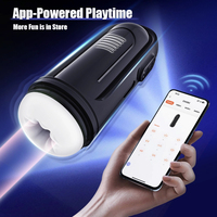 Jouet sexuel masculin vibrant à commande par application, Godet de masturbation automatique pour homme, Vibrateur de poche pour hommes