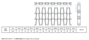 Popular Design <span class=keywords><strong>PL</strong></span> 8100 Flush Grid Modular Belt Transporte Industria alimentaria e industria del embalaje - Product Image 2