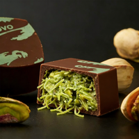 Chocolat artisanal exotique directement de l'usine, garniture au chocolat au lait, pâte de pistache, kataifi, chocolat de Dubaï, bonbons halal de Dubaï