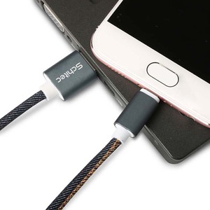 Nouveau design Jeans matériel mobile câble usb chargeur de téléphone tête usb 2.0 câble micro usb câbles de charge pour téléphone - Product Image 5