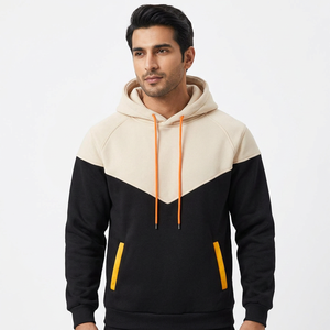 Sweat à capuche demi-zip en velours pour homme, design OEM personnalisé, faible MOQ, 100 % coton, impression numérique, couleur unie, meilleur prix - Product Image 1