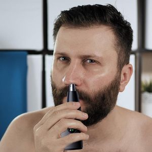 Rifinitore per <span class=keywords><strong>peli</strong></span> del <span class=keywords><strong>naso</strong></span> impermeabile ricaricabile indolore per capelli e sopracciglia - Product Image 5