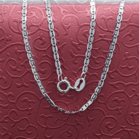 Nouvelle Chaîne en Argent Sterling 925 Tendance, Collier Chaîne Arc Wave Marina, Bijoux de Mode