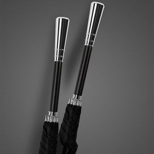 Custom Luxury Golf <b>Umbrella</b> Large <b>Windproof</b> Metal Handle Crystal Head Executive <b>Umbrella</b> for Hotel Resort Corporate Business Gif - Product Image 5