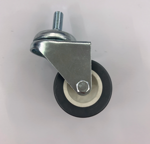 Rodízios Giratórios Silenciosos de PVC de 2 Polegadas com Base Plana, Rodas Duplas com Freios, Adequados para Uso em Escritórios e Ambientes Médicos - Product Image 2