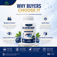 Tablet Kunyah Premium Blueberry Lutein Ester Antioksidan Perawatan Mata Suplemen Kesehatan 60 Tablet