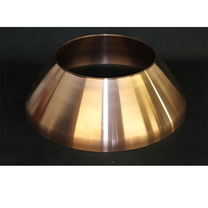 Tùy chỉnh OEM ODM đồng quay dịch vụ CNC quay nón từ tấm kim loại chế tạo anodize/Sơn tĩnh điện ISO9001 chứng nhận - Product Image 5