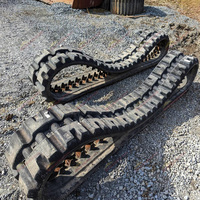 Système de chenilles en caoutchouc de haute qualité 450/86N/56, technique caoutchouc+acier, pour excavatrices, bulldozers, chargeuses compactes, durable