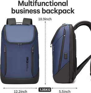 Échantillon gratuit Sacs d'ordinateur Oxford imperméables personnalisés avec une grande capacité pour les voyages professionnels Sacs à dos pour ordinateur portable d'affaires - Product Image 4
